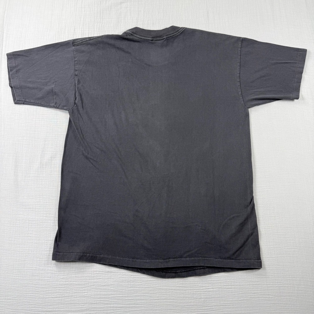 Vtg Murina Single Stitch Made in USA DeKuyper Hot Damn Schnapps T Shirt XL Black - Picture 3 of 7